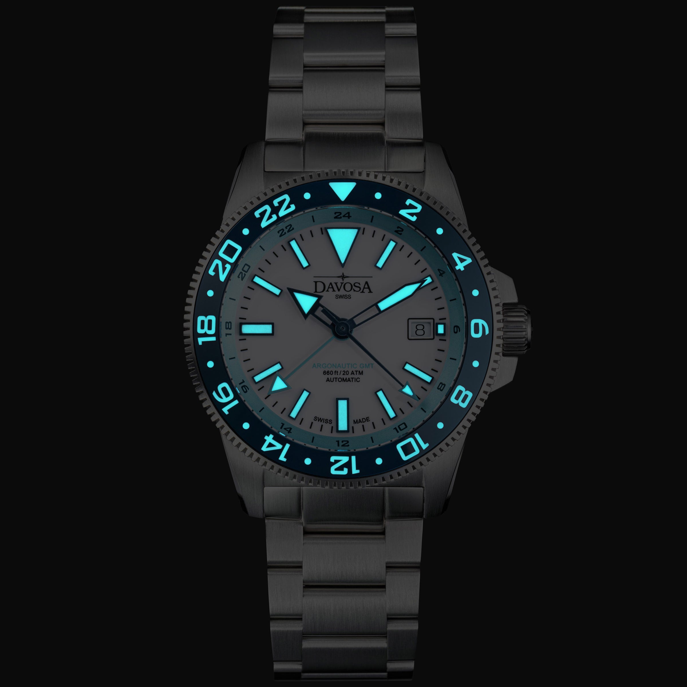 Richard  Flow 北欧AOR CONCORDIA - Swiss automatic men's watch, blue Nazaré, water