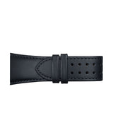 Lederband-schwarz-Titanium